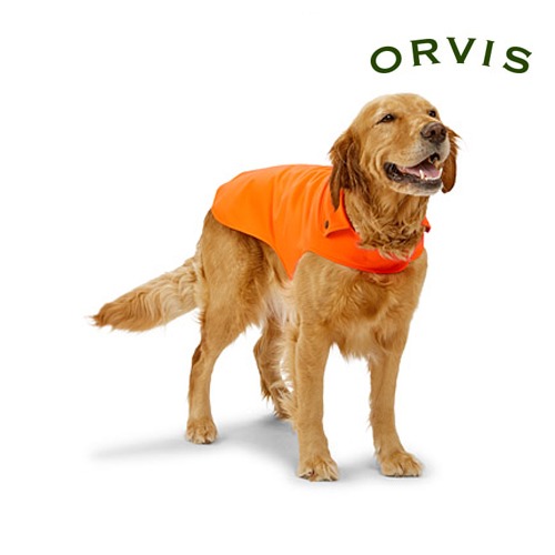 [ORVIS] 오비스 사냥개 애견 소프트쉘 자켓 형광 오렌지 Softshell Dog Jacket