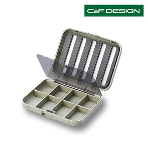 [C&amp;F]CF-1306 Small 5-Row Fly Case with 8 Compartments