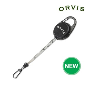 [ORVIS] Black Nickel Carabiner Tape Measure Zinger Combo