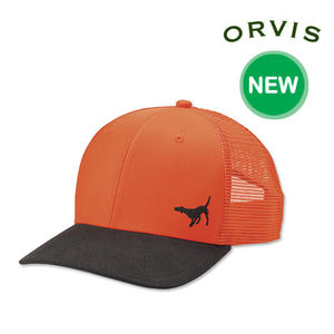 [ORVIS] MESH BACK WAXED BRIM HAT 메쉬백 왁시드 헌팅캡